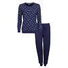 Medaillon - Dames Pyjama - Blauw