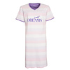 Tenderness Dames Nachthemd - 100% Katoen - V Hals - Paars