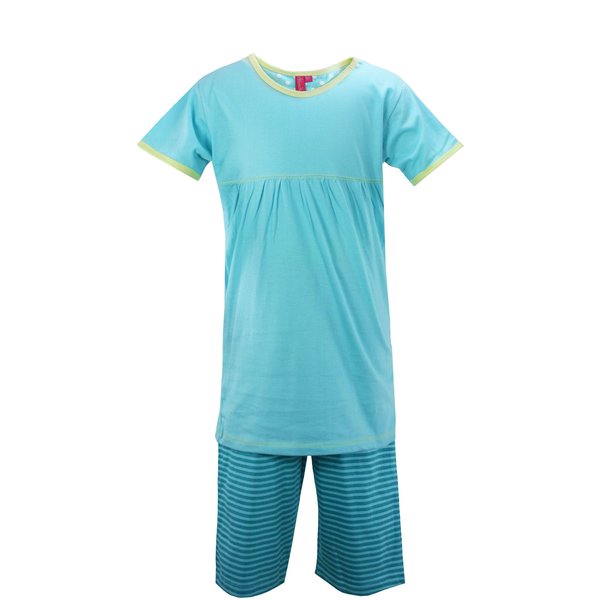  AnnaRebella Meisjes Pyjama - 100% Katoen - Blauw