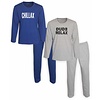 Aprox - Heren Pyjama - DUO-PACK - Kobaltblauw & Grijs Melange