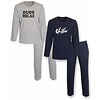 Aprox - Heren Pyjama - DUO-PACK - Donker Blauw & Grijs