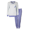 Medaillon Dames Pyjama - Katoen - Licht Blauw