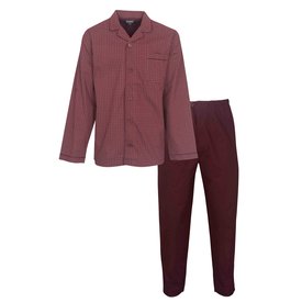 Paul Hopkins Paul Hopkins - Heren Pyjama - Doorknoop - Rood