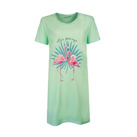 Temptation Temptation Dames Nachthemd - Bigshirt - Aqua Groen