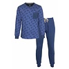M.E.Q. - Heren Pyjama - Blauw