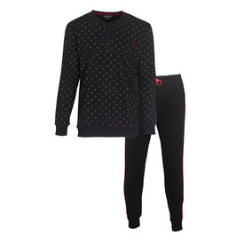 Paul Hopkins Paul Hopkins Heren Pyjama - Katoen - met Knopen - Grijs