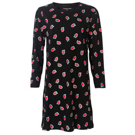 Temptation Temptation Dames Nachthemd - Bigshirt - Katoen - Zwart