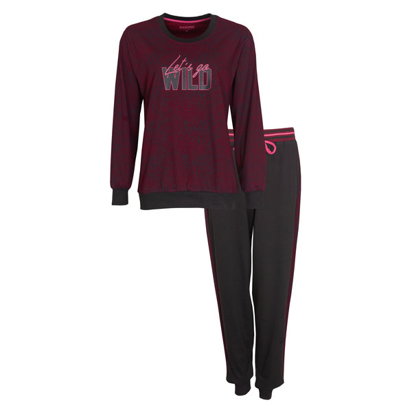 Irresistible Irresistible - Dames Pyjama - Bordeaux Rood