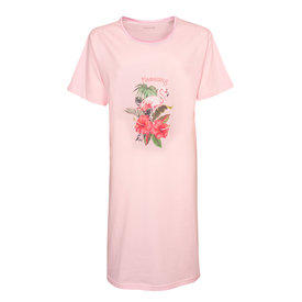 Temptation Temptation Dames Nachthemd - Bigshirt - Licht Roze