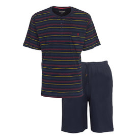 Paul Hopkins Paul Hopkins Heren Shortama - Pyjama Set - Donker Blauw