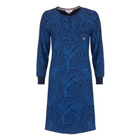 Tenderness Tenderness Dames Nachthemd - Geprint Dessin - Diep Blauw