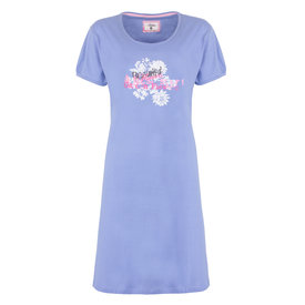 Tenderness Tenderness Dames Nachthemd - Slaapkleed - Blauw