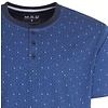 MEQ Heren Shortama - Pyjama Set - 100% Katoen - Blauw