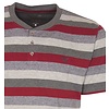 MEQ Heren Shortama - Pyjama Set - Gestreept - Grijs