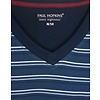 Paul Hopkins Heren Shortama - Pyjama Set - V- Hals - Blauw