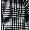 Medaillon Dames Badjas - Fleece - Ruit Dessin - Zwart
