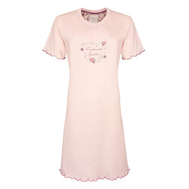 Tenderness Tenderness Dames Nachthemd - 100% Katoen - Zacht Roze