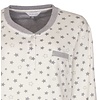 Tenderness Dames Pyjama - Fleece - Polo Sluiting - Grijs