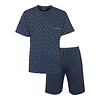 Paul Hopkins Heren Shortama - 100% Katoen - Blauw