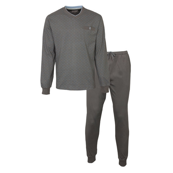 Paul Hopkins Paul Hopkins - Heren Pyjama - 100% katoen - Grijs