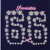Irresistible Dames Nachthemd - Bloemenprint - Donker Blauw