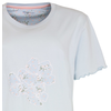 Tenderness Dames Nachthemd - Korte Mouwen - Licht Blauw