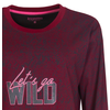 Irresistible Dames Nachthemd - Ronde Hals - Bordeaux Rood