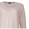 Medaillon Dames Pyjama - Katoen - Lange mouwen - Roze