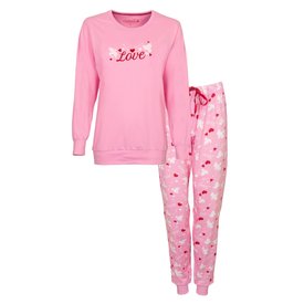 Tenderness Tenderness Dames Pyjama - Katoen - Roze