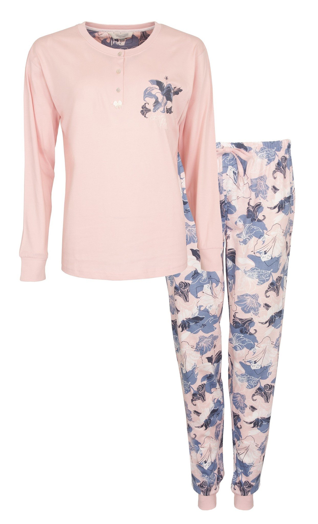 Vertrouwen op Onaangeroerd Pak om te zetten Tenderness Dames Pyjama Licht Roze TEPYD2103A | Pyjamaonline