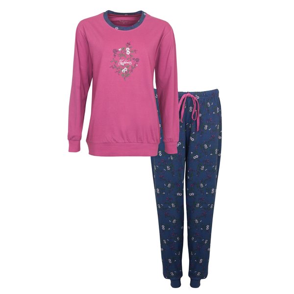 Tenderness Tenderness - Dames Pyjama - 100% Katoen - Roze