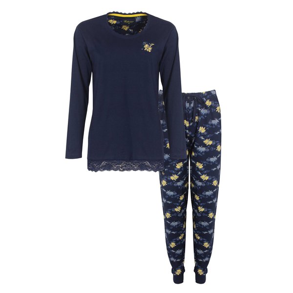 Tenderness Tenderness Dames Pyjama - Katoen - Blauw