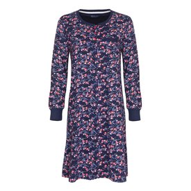 Tenderness Tenderness Dames Nachthemd - Katoen - Bloemen Print - Blauw
