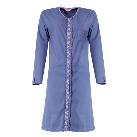 Irresistible Dames Nachthemd Blauw IRNGD2306A