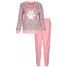Irresistible Irresistible Dames Pyjama - Katoen - Tijgerprint - Roze