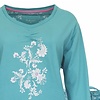 Tenderness Dames Pyjama - Katoen - Aqua Groen