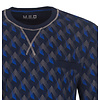 M.E.Q. - Heren Pyjama - 100% Katoen - Blauw