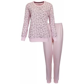 Tenderness Tenderness Dames Pyjama - Katoen - Ronde Hals - Licht Roze