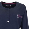 Tenderness Dames Pyjama - 100% Katoen - Donker Blauw