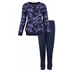 Medaillon Dames Pyjama - 100% Katoen - Blauw