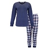 Irresistible Dames Pyjama - Flannel - Blauw