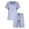 Tenderness - Dames Shortama - Pyjama Set - Licht Blauw