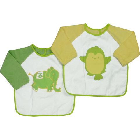 Bianco Blu Babie Slabber - 2 stuks - Groen/Geel