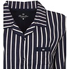 Medaillon Dames Pyjama - Doorknoop - Donker Blauw