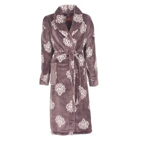 Medaillon Medaillon Dames Badjas - Coral Fleece - Paars