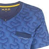MEQ Heren Shortama - Pyjama Set - Korte  Mouwen - 100% Katoen - Licht Blauw