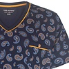 Paul Hopkins Heren Shortama - Pyjama Set - Paisley Print - 100% Katoen - Blauw