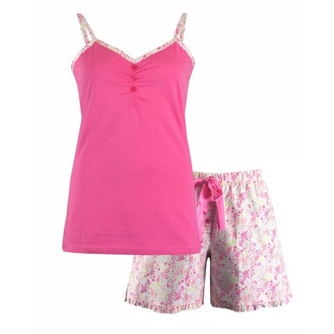 Tenderness - Dames Shortama - Pyjama Set - Roze