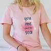 Temptation Dames Nachthemd - Bigshirt - Slaapkleed - Korte Mouwen - 100% Katoen - Roze