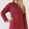 Temptation Dames Nachthemd - Bigshirt - Panter print - Rood